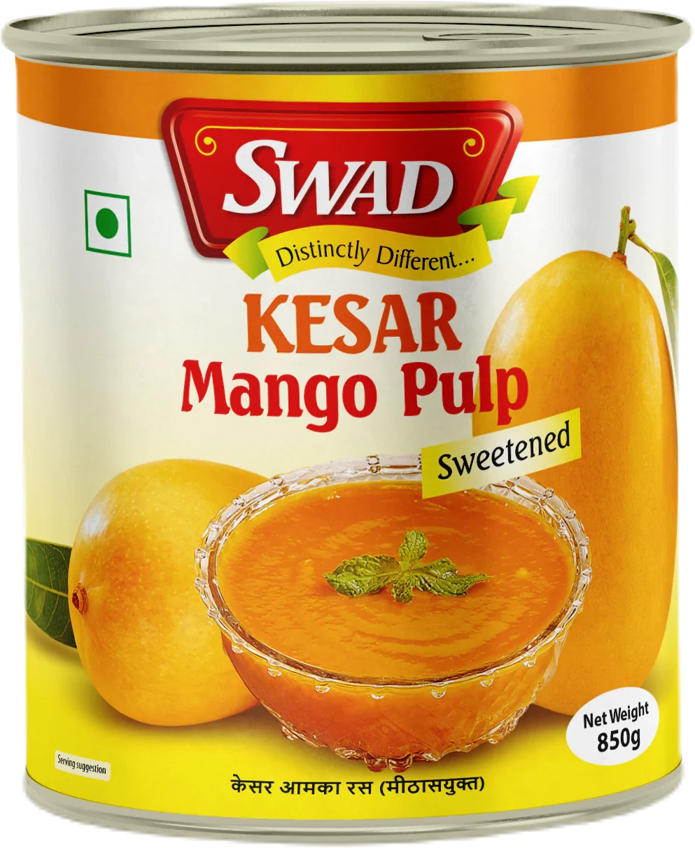 Swad Kesar Mango Pulp 850 GM