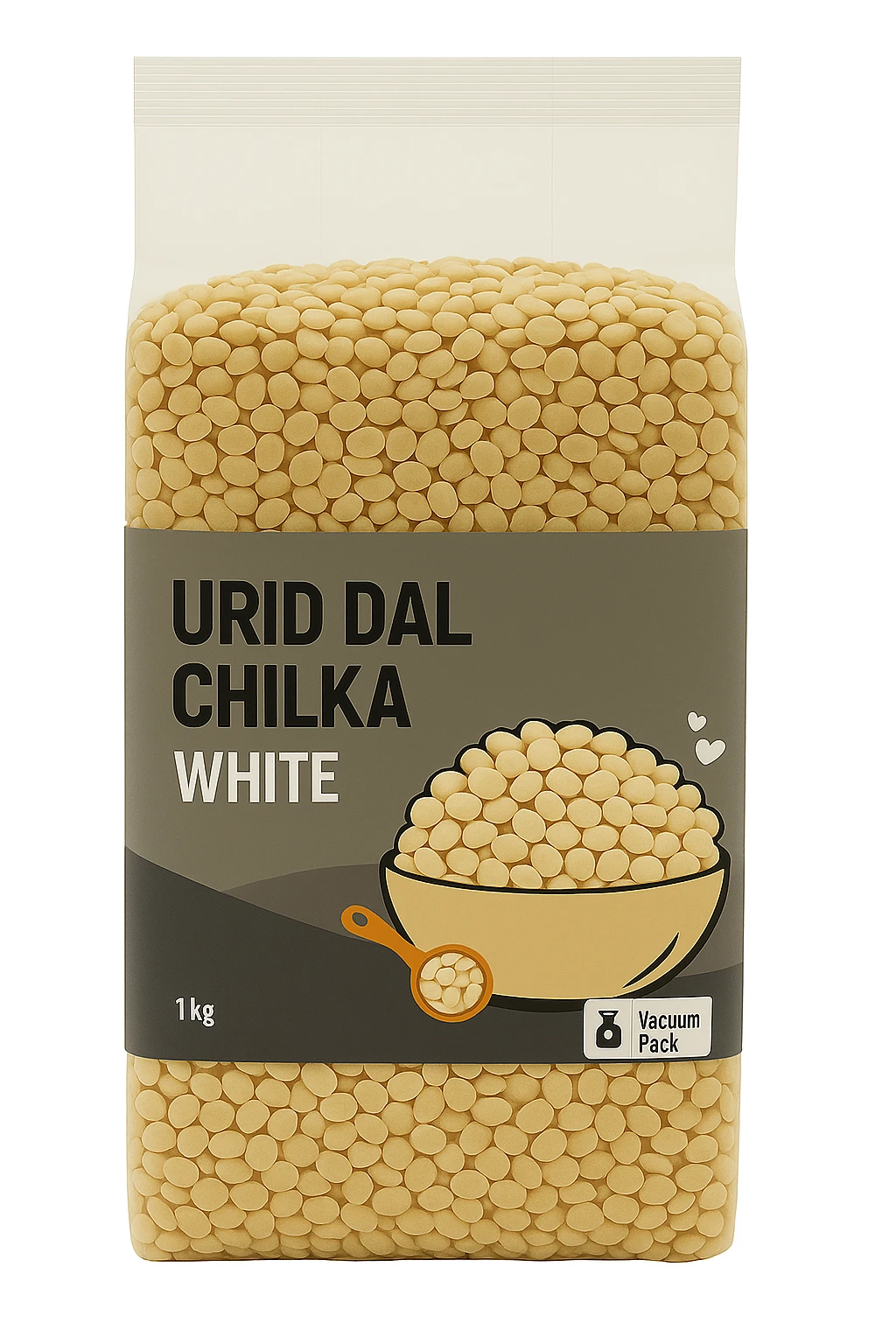 Param Urid Dal Chilka White 500 G