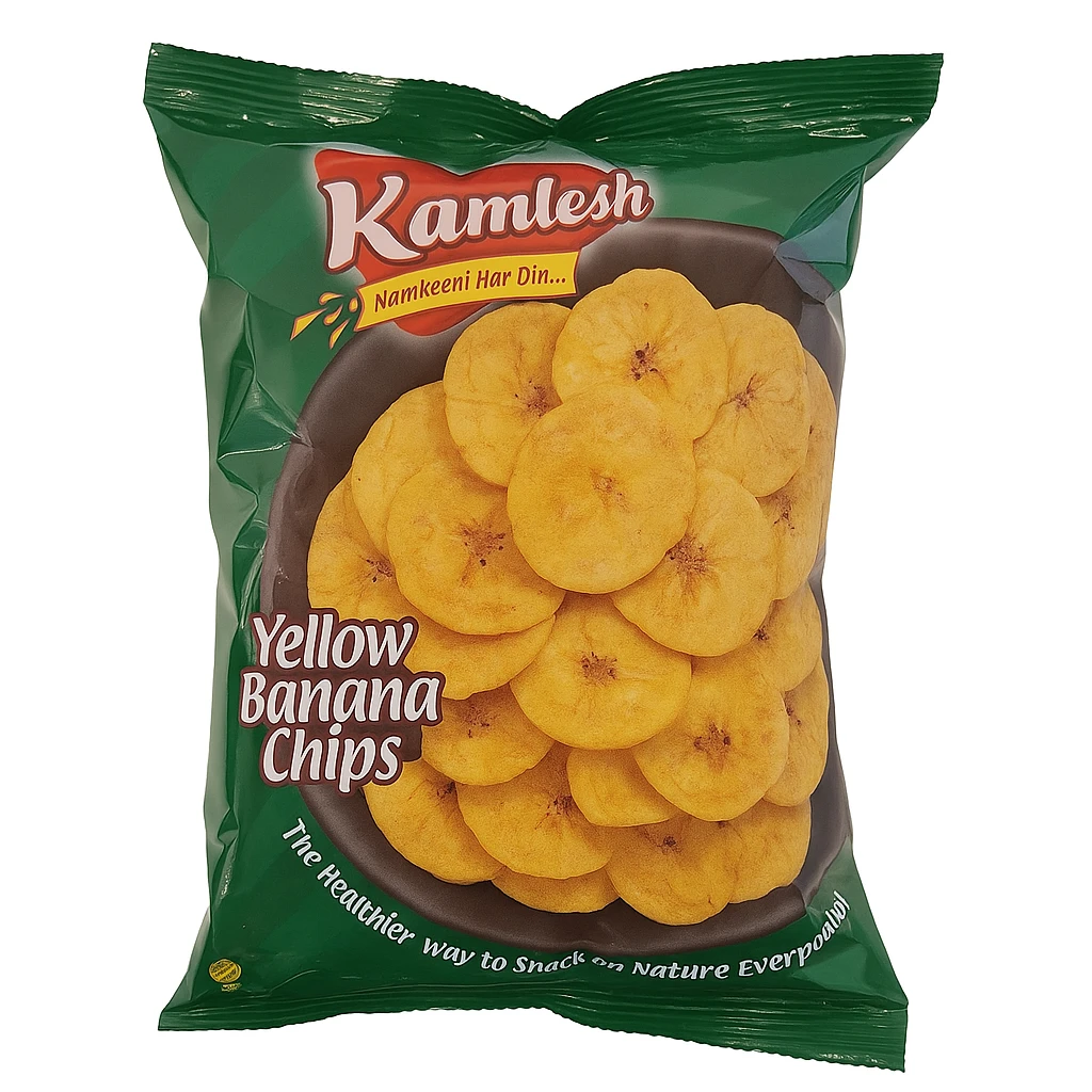 Kamlesh Yellow Banana Chips 180 GM