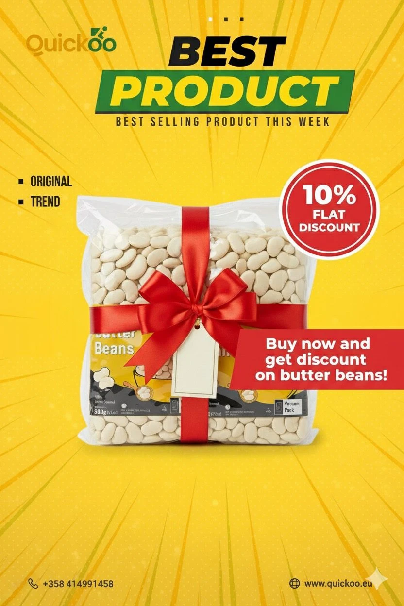 Param Butter Beans 500gm / Combo