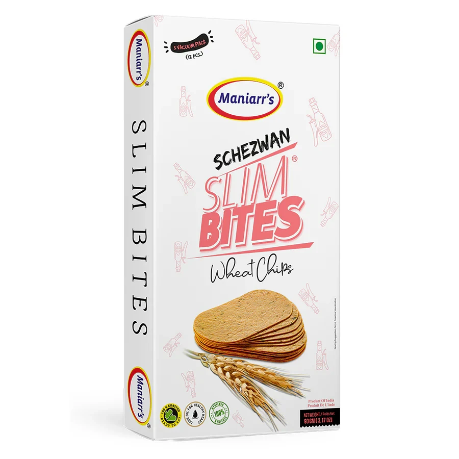 Maniyar's Wheat Chips Schezwan 90 Gm