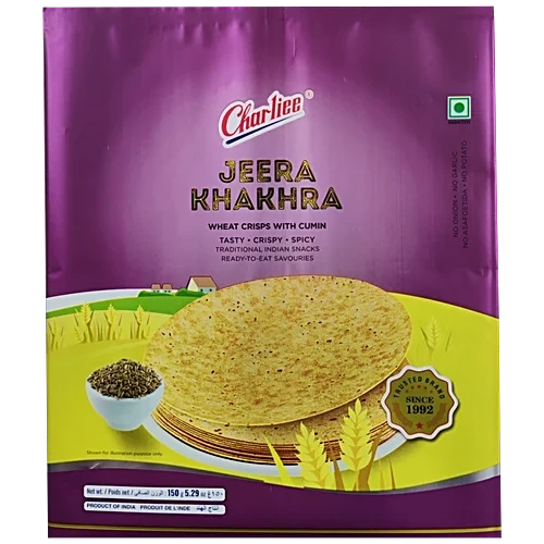 Charliee Khakhra Jeera 150 Gm